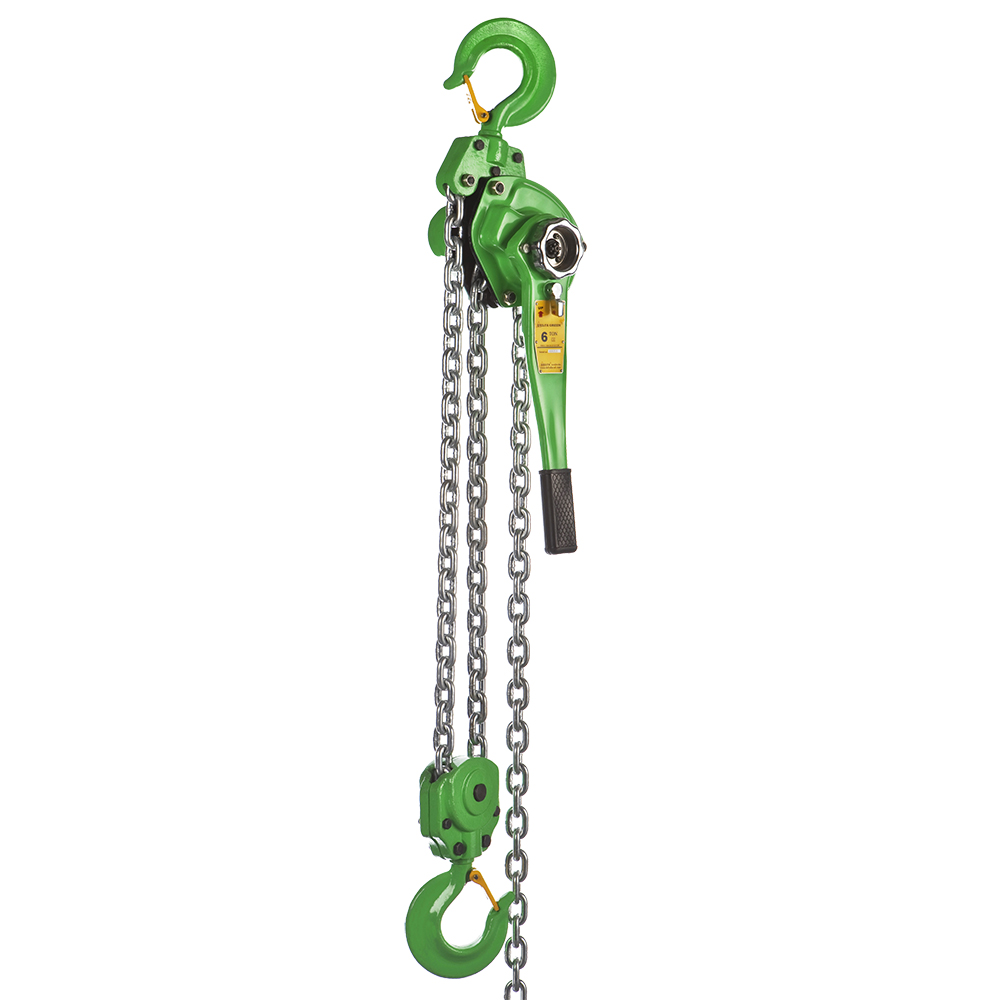DELTA GREEN – Lever hoist – 6 ton – with 3 meter hoisting height