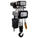 [SG.0.DTD.05002.06] DELTA Electric chain hoist with electric trolley DTD – 400V – 5 ton – with 6 meter hoisting height  – double speed – 2 chain falls