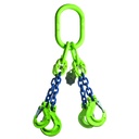 [YE.10.4SK.06.030] DELTALOCK Grade 100 – 4-leg chain sling 6 mm x 3 meter – With clevis latch hook - WLL is based on 0 - 45°