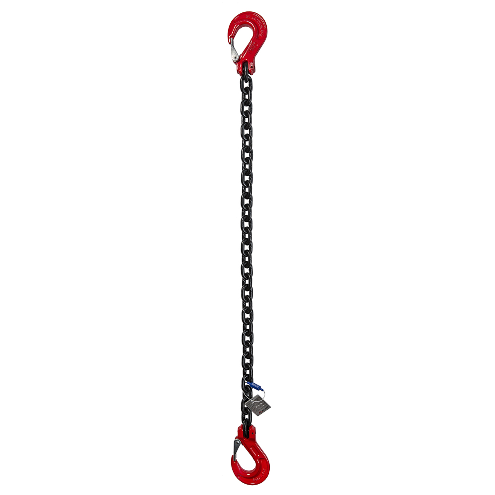 DELTALOCK Grade 100 – Lashing chain 8 mm x 5 meter – With clevis latch hooks – LC 50 kN