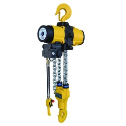 [CD.0.PH.1000.06] DELTA Pneumatic chain hoist – 10 ton – with 6 meter hoisting height - 2 chain fall – ATEX Zone 2