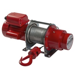 [CP.0.DPS.250] DELTA Electric pulling winch DPS – 230V – 0,25 ton – pulling range 28 meter – single speed 