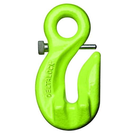 [YE.10.062.08] DELTALOCK Grade 100 - Eye grab hook with safety pin - 2,5 ton