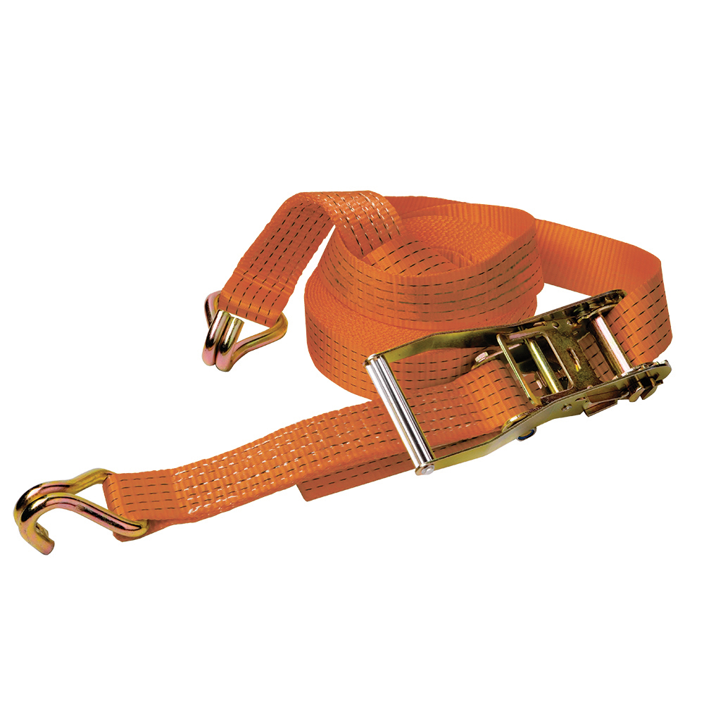 DELTASLING – Ratchet tie down – 25 mm x 3 meter – 500 daN – Orange