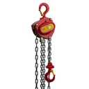 [DR.0.04100506] DELTA RED – Palan à chaîne manuel Premium – 0,5 ton – avec hauteur de levage 6 métres