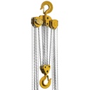 [DY.0.04420010] DELTA YELLOW – Manual chain hoist – 20 ton – with 10 meter hoisting height