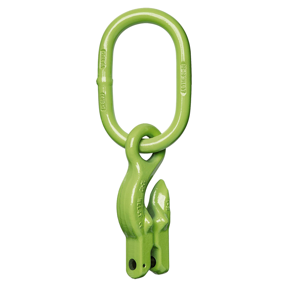 DELTALOCK Grade 100 - Master link with grab hook - 4 ton