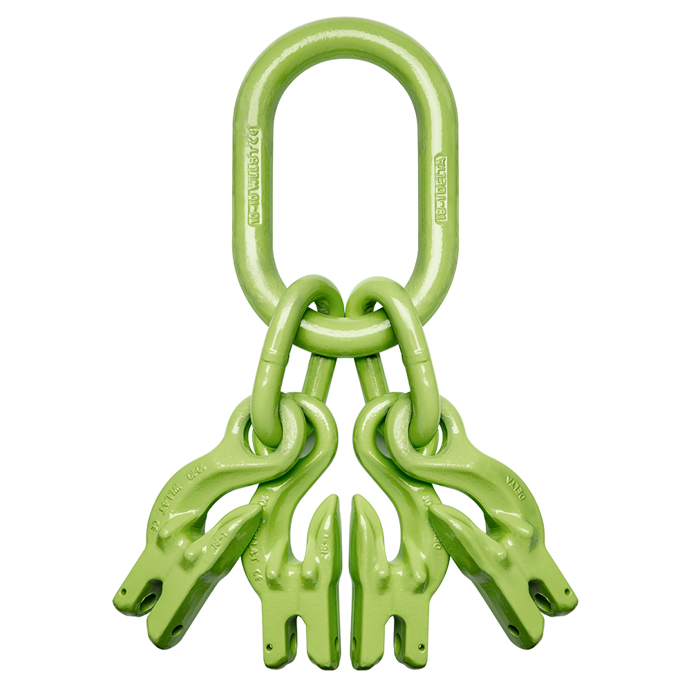 DELTALOCK Grade 100 - Master links with grab hooks - 14 ton