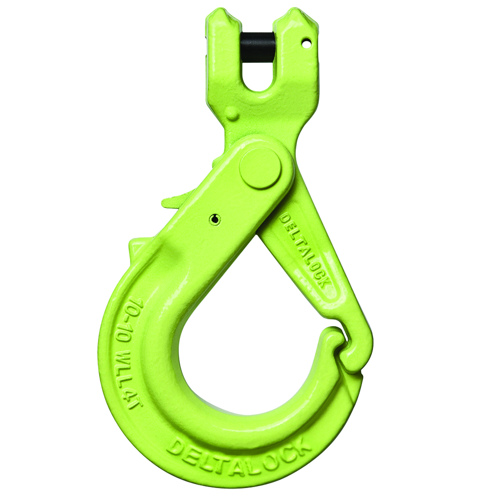 DELTALOCK Grade 100 - Self-locking clevis hooks with grip - 4 ton