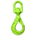 [YE.10.086.10] DELTALOCK Grade 100 - Self-locking swivel hooks with grip - swivel without load - 4 ton