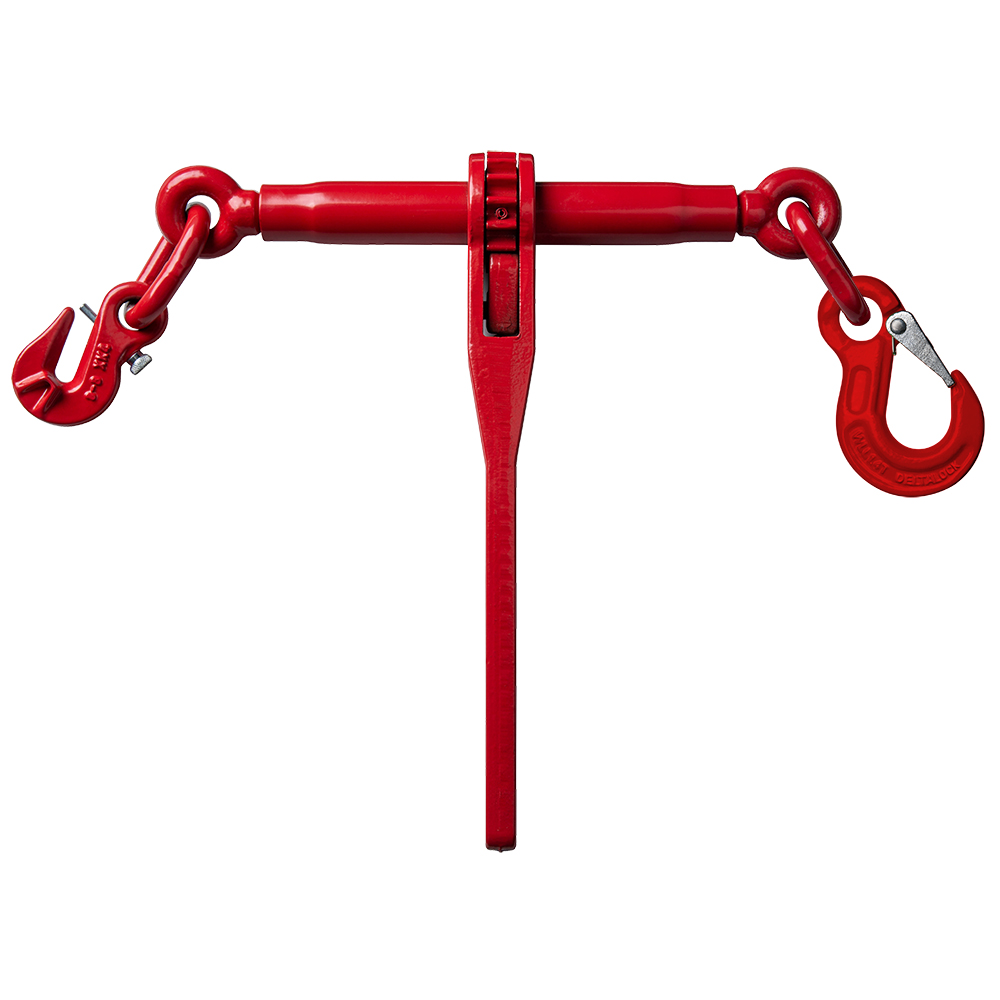 DELTALOCK – Grade 80 – Ratchet loadbinder with 1 grabhook / 1 latchhook – LC 63 kN