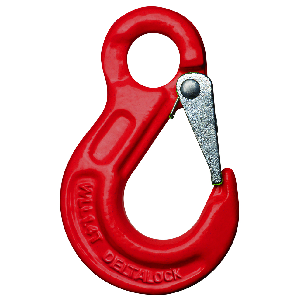DELTALOCK Grade 80 - Eye hook with latch - 1,12 ton