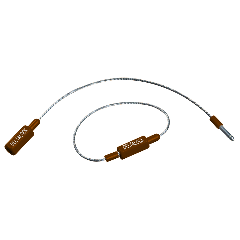 DELTALOCK - Selflocking rope - 19 cm Brown