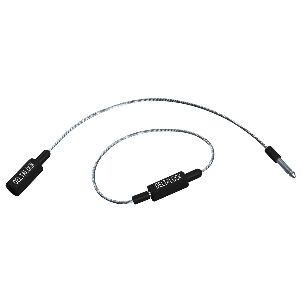 DELTALOCK - Selflocking rope - 25 cm Black
