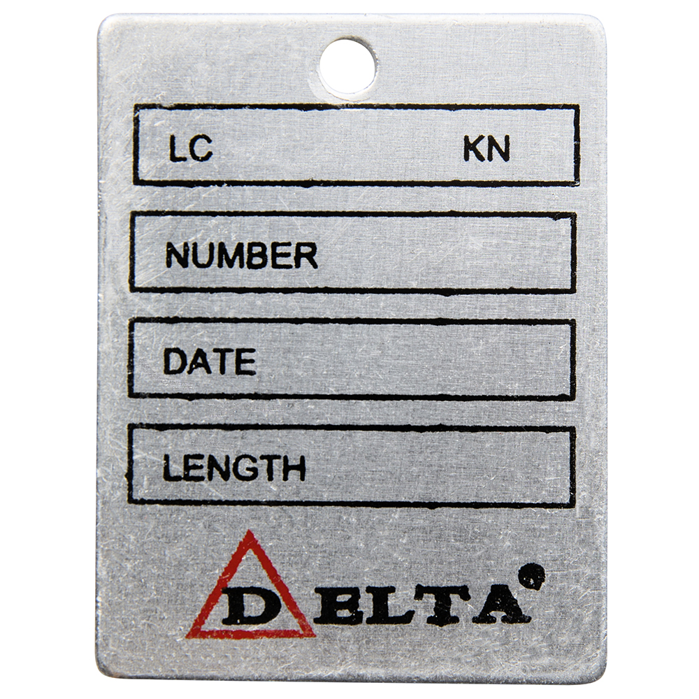 DELTALOCK ID Tag for lashing chain