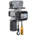 [SG.0.DTY.00502.03] DELTA Electric chain hoist with push trolley DTY – 400V – 0,5 ton – with 3 meter hoisting height – double speed – 1 chain fall