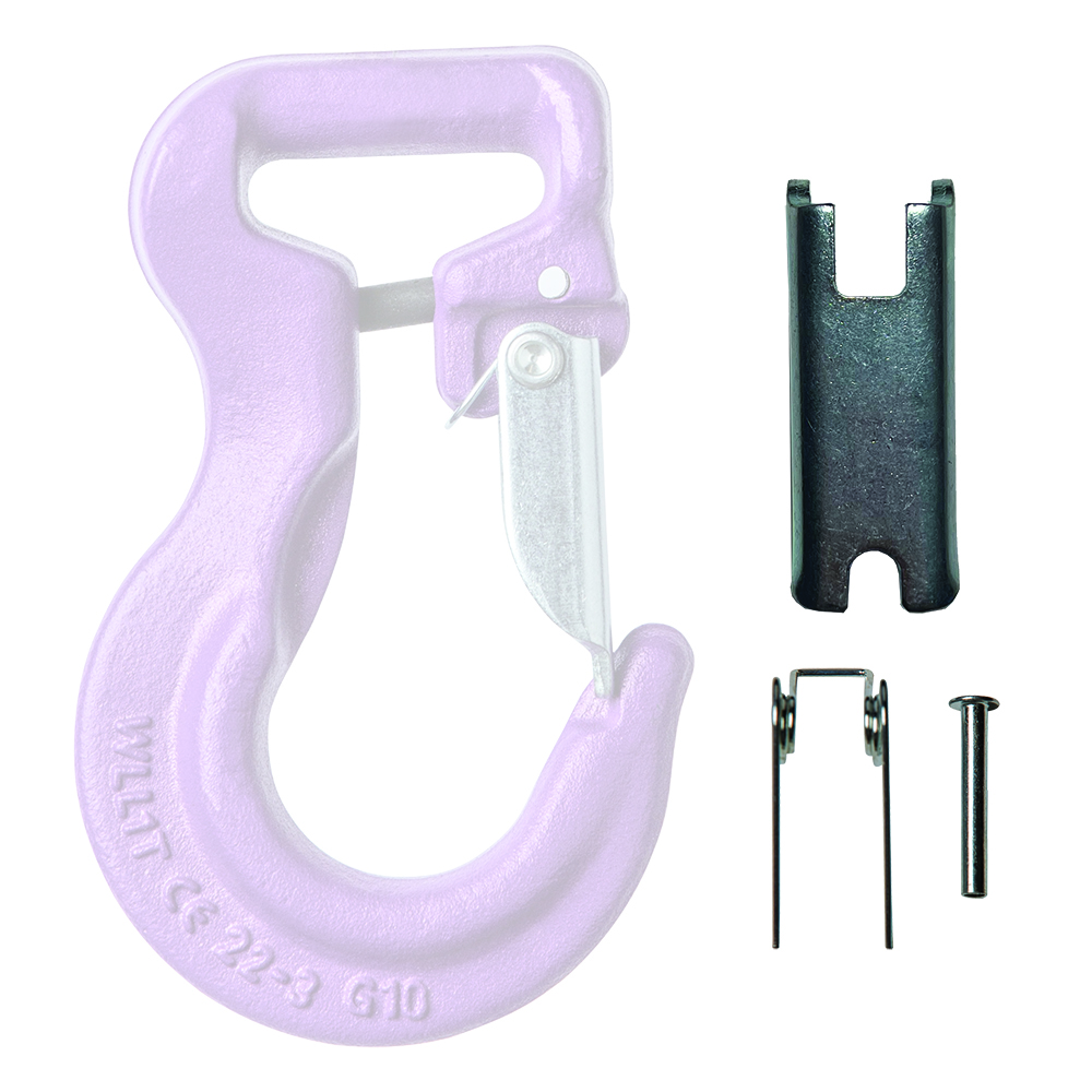 DELTALOCK Grade 100 - Safety latch for hooks for webbing- & roundslings – 1 ton