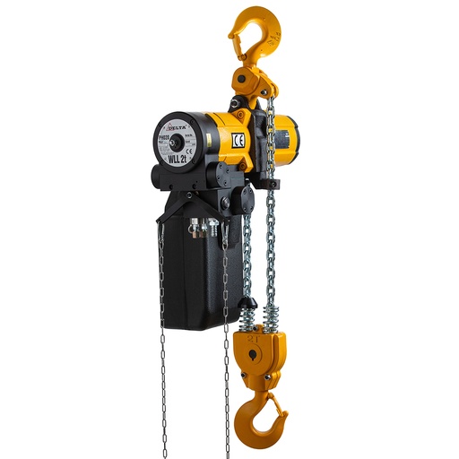 [CD.0.PH.0200.06] DELTA Polipasto pneumatici de cadena – 2 ton - con altura de elevación 6 metros – ATEX Zone 2