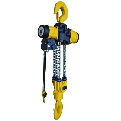 [CD.0.PH.1600.06] DELTA Pneumatic chain hoist – 16 ton – with 6 meter hoisting height - 3 chain fall – ATEX Zone 2