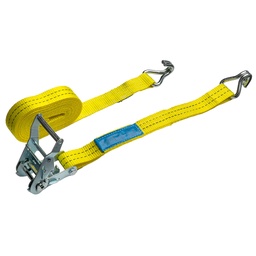 [CO.SB.035.06.2.GE] DELTASLING – Ratchet tie down – 35 mm x 6 meter – 1000 daN - Yellow