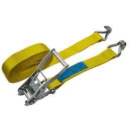 [CO.SB.050.07.2.K.GE] DELTASLING – Ratchet tie down – 50 mm x 7 meter – 2500 daN – Yellow