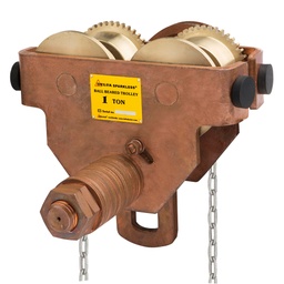 [DC.0.03301000.06] DELTA SPARKLESS Geared trolley - 1 ton - 6 meter operating height