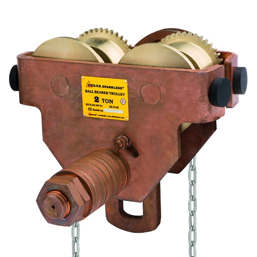 [DC.0.03302000.06] DELTA SPARKLESS Geared trolley - 2 ton - 5,5 meter operating height