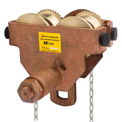 [DC.0.03310000] DELTA SPARKLESS Geared trolley - 10 ton - 2,5 meter operating height