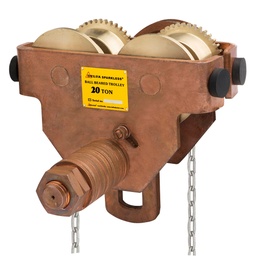 [DC.0.03320000] DELTA SPARKLESS Geared trolley - 20 ton - 2,5 meter operating height