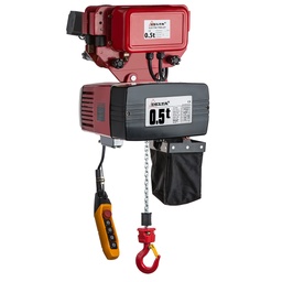 [DH.0.DED.00503.03] DELTA Electric chain hoist with electric trolley DED – 400V – 0,5 ton – with 3 meter hoisting height  – double speed – 1 chain fall