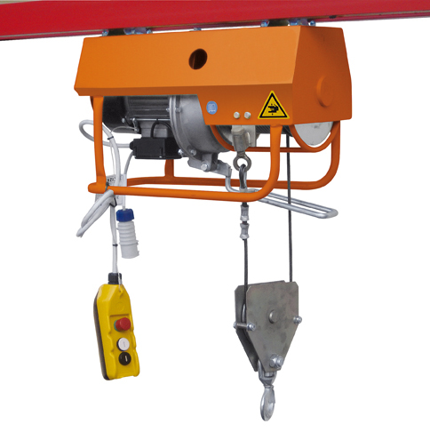 [DI.0.DT.950] DELTA Elektrische lier DT - 400V - 0,95 ton - met 23 meter hijshoogte - enkele snelheid