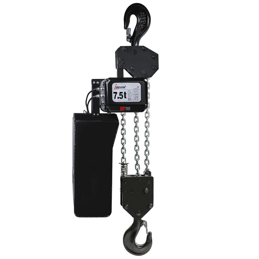[SG.0.DTS.07501.03] DELTA Electric chain hoist DTS – 400V – 7,5 ton – with 3 meter hoisting height – single speed – 3 chain falls