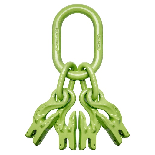[YE.10.052.08] DELTALOCK Grade 100 - Master links with grab hooks - 5,3 ton