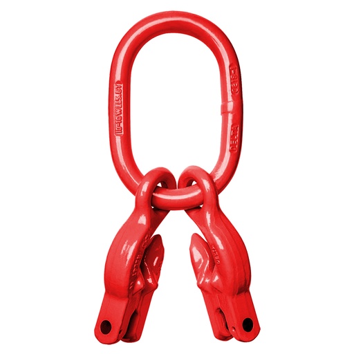 [YE.8.051.06] DELTALOCK Grade 80 - Master links with grab hooks - 1,6 ton