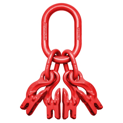 [YE.8.052.16] DELTALOCK Grade 80 - Master link with grab hooks - 17 ton