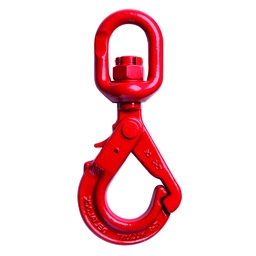 [YE.8.086.06] DELTALOCK Grade 80 - Self-locking swivel hooks with grip - Swivel without load - 1,12 ton