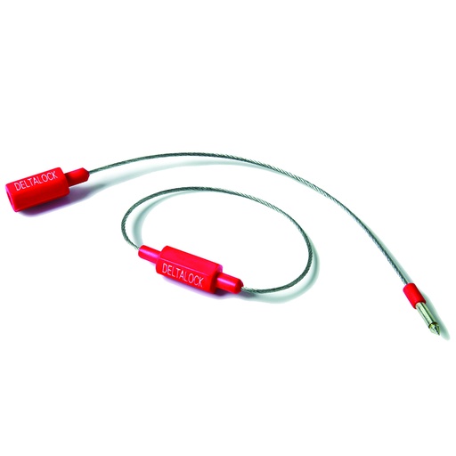 [YE.SRL.19.ROOD] DELTALOCK - Bevestigings kabel - 19 cm  Rood