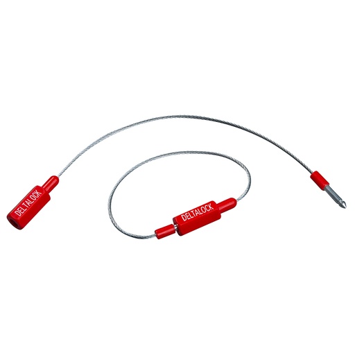 [YE.SRL.19.ROOD] DELTALOCK - Bevestigings kabel - 19 cm  Rood