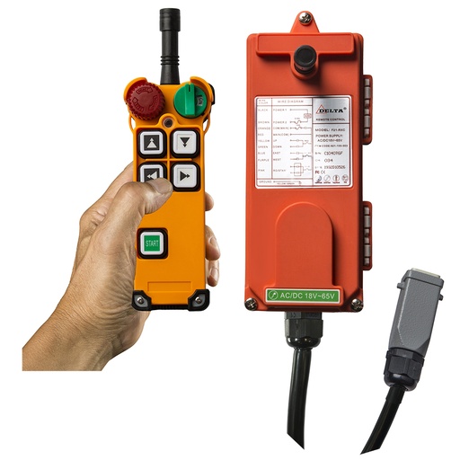 [DH.RC.0402] DELTACONTROL Remote control for DEH - Double speed - Four buttons