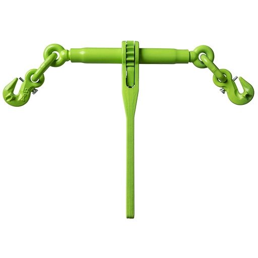 [YE.10.338.08.K] DELTALOCK – Grade 100 – Ratchet loadbinder with grab hooks – LC 50 kN