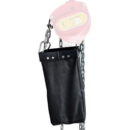 [DB.1.06402000.CB.12] DELTA RED/ YELLOW Chain bag for manual chain hoist - 1,5 / 2 / 3 ton - chain size 8X24 - 12 meter chain (for 3 ton max 6 meter hoisting height)