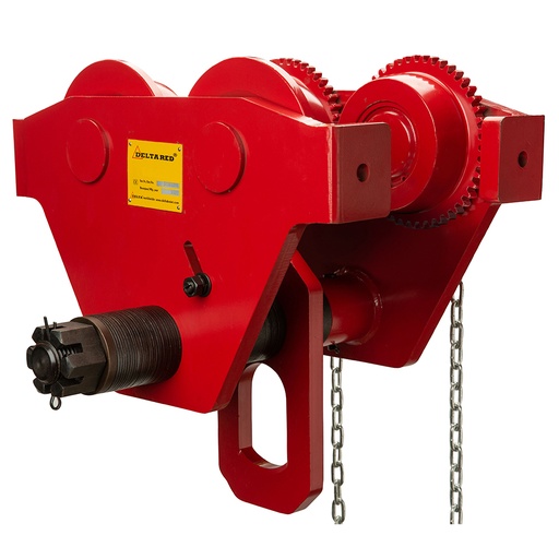 [DR.0.03710000.06] DELTA RED Geared trolley - 10 ton - 5,5 meter operating height