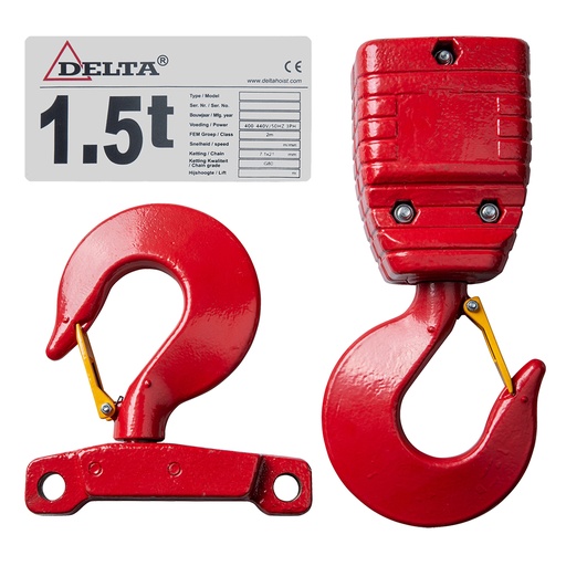 [DH.1.DEH.01500.01] DELTA Kit de conversión para polipasto eléctrico de cadena DEH - 1,5 ton