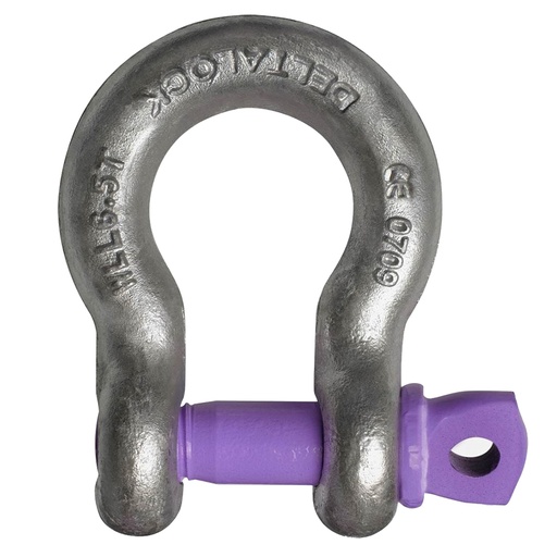 [SH.EN01.01] DELTALOCK - Manilles lyres avec boulon à visser - 1 ton
