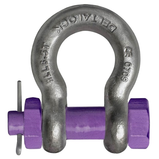 [SH.EN03.004.75] DELTALOCK - Manilles lyre à axe boulonné goupillé - 4,75 ton