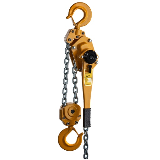 [DY.0.0546001.5] DELTA YELLOW – Lever hoist – 6 ton – with 1,5 meter hoisting height